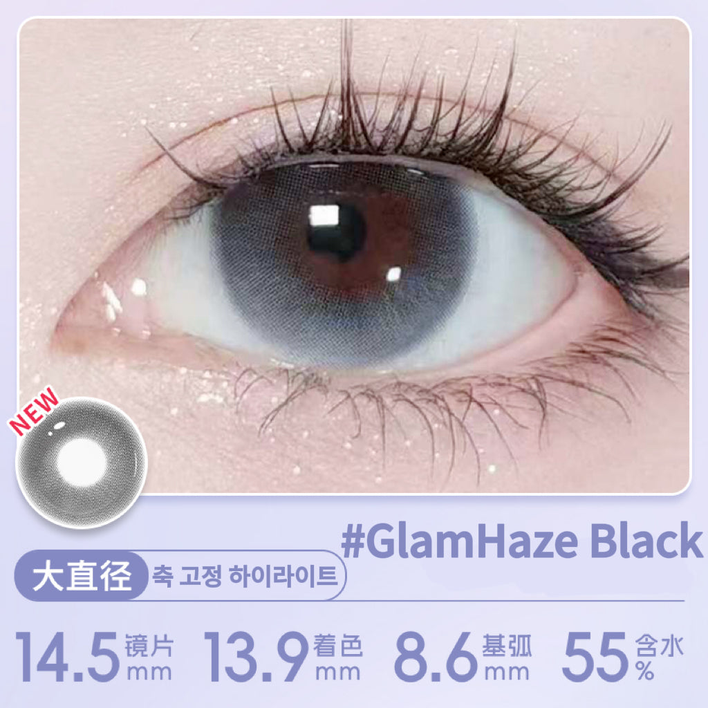 （One-day）GlamHaze Black DIA:14.5 GDIA:13.9