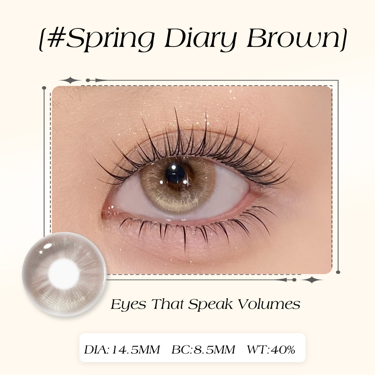 Spring Diary Brown DIA:14.5 GDIA:13.9