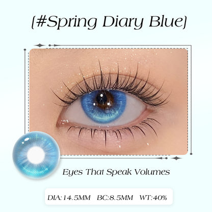 Spring Diary Blue DIA:14.5 GDIA:13.9