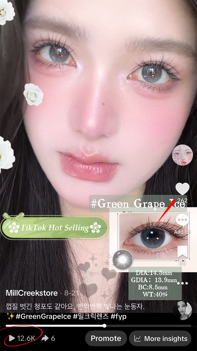 Green Grape Ice DIA:14.5 GDIA:13.9