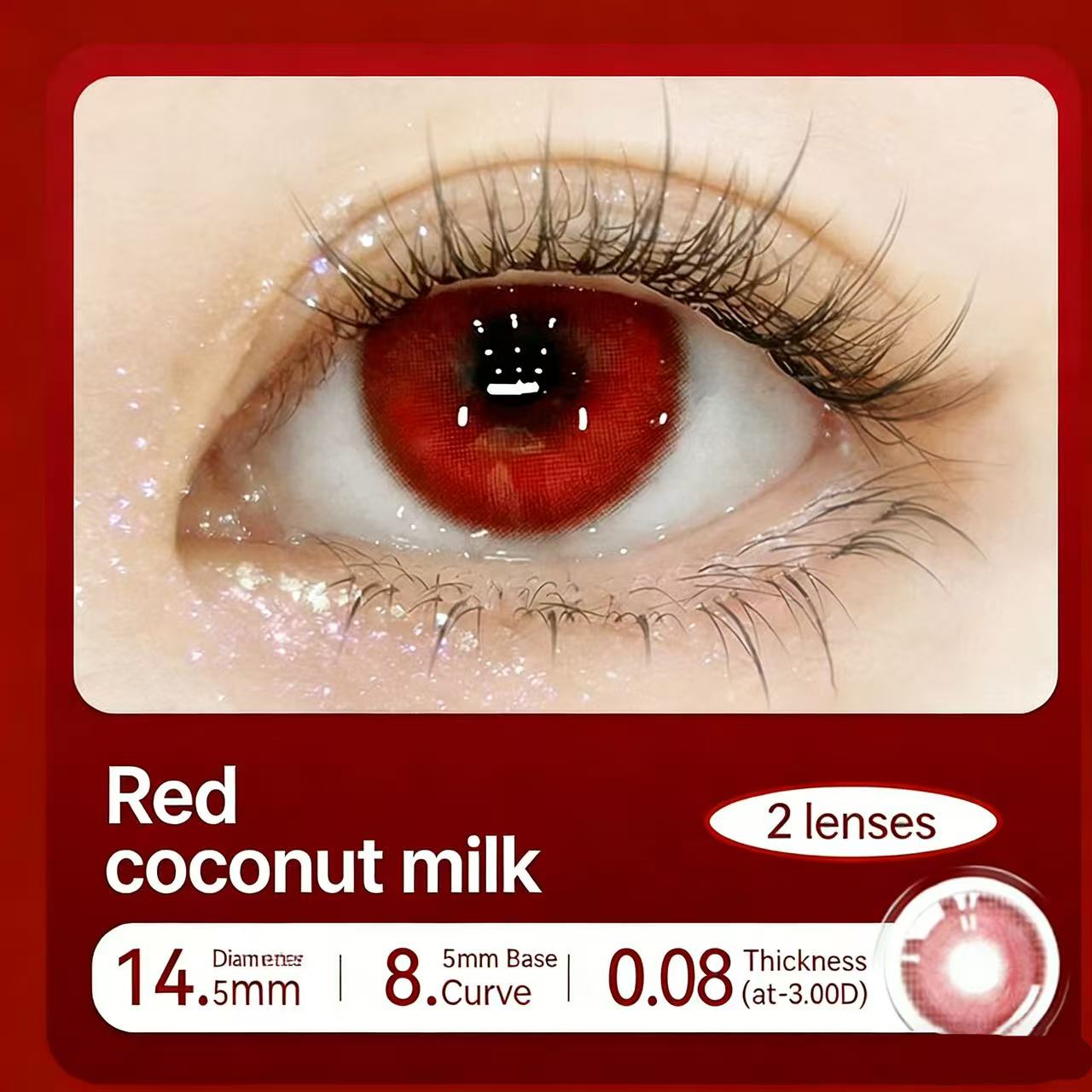 Red coconut milk DIA:14.5 GDIA:13.8